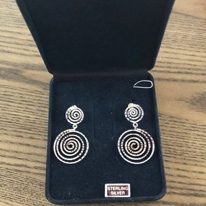 Sterling silver fashion earrings